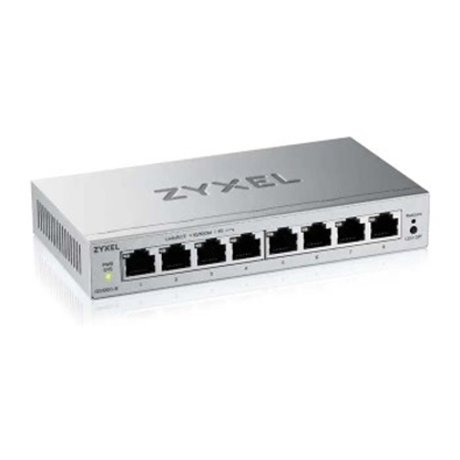 Attēls no ZYXEL GS1200-8 V3, 8 PORT GIGABIT WEBMANAGED DESKTOP SWITCH (5Y WARRANTY)