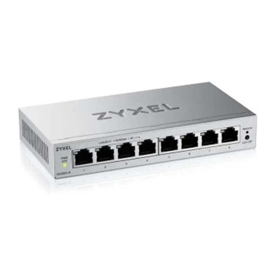 Изображение ZYXEL GS1200-8 V3, 8 PORT GIGABIT WEBMANAGED DESKTOP SWITCH (5Y WARRANTY)