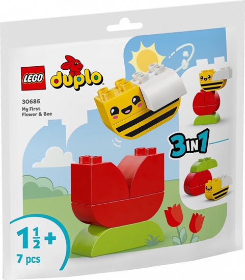 Изображение LEGO Duplo Mój pierwszy kwiatek i pszczoa (30686)