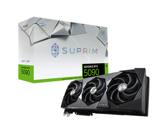 Picture of MSI GeForce RTX 5090 32GB SUPRIM SOC