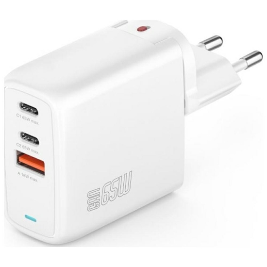 Picture of Ładowarka sieciowa Flex 65W 2xUSB-C + 1xUSB-A Biała 