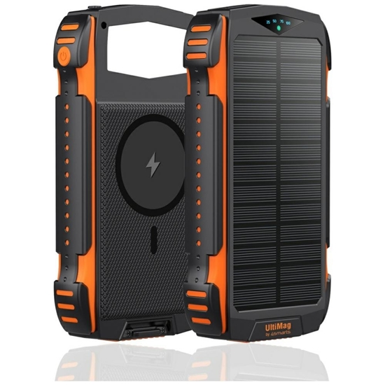 Picture of Powerbank Solarny 20000mAh TitanPack Rugged Ultimag Czarny 
