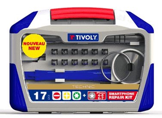 Изображение Tool set for smartphone and tablet repair 17 pcs