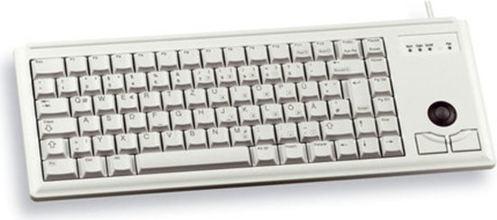 Picture of Cherry G84-4400 TRACKBALL KEYBOARD Corded, USB, Light Grey, (QWERTY - UK)