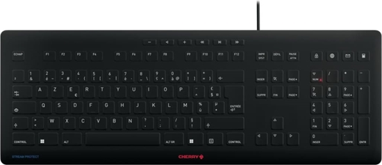 Picture of Cherry JK-8502FR-2 tastatūra Universāls USB AZERTY Franču Melns