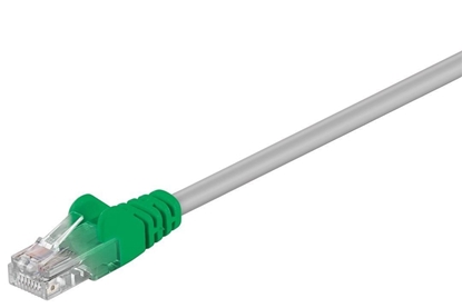 Picture of Goobay | CAT 5e Crossover-patch cable, U/UTP | 68864 | Grey, green RJ45 male (8P8C) | RJ45 male (8P8C)