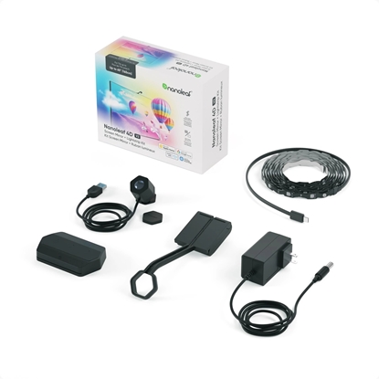 Attēls no Nanoleaf 4D V2 TV Screen Mirror + Light Strips Kit (for TV & Monitor up to 65'') | 24 W | Multicolor RGB