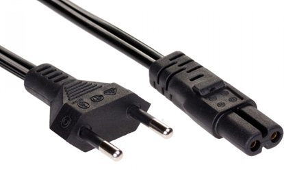 Attēls no Akyga AK-RD-01A CEE7/16 IEC C7 Power cable 1.5m