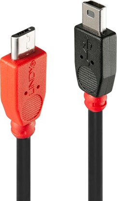 Attēls no CABLE USB2 MICRO-B TO MINI-B/0.5M 31717 LINDY