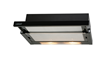 Picture of CATA | Hood | TF 2003 600 GBK | Telescopic | Energy efficiency class C | Width 60 cm | 390 m³/h | Mechanical control | LED | Black Glass