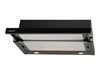 Picture of CATA | Hood | TF 2003 600 GBK | Telescopic | Energy efficiency class C | Width 60 cm | 390 m³/h | Mechanical control | LED | Black Glass