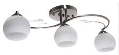 Изображение Gr.l.-ROMANCE 3x60W E14 mat.niķ.