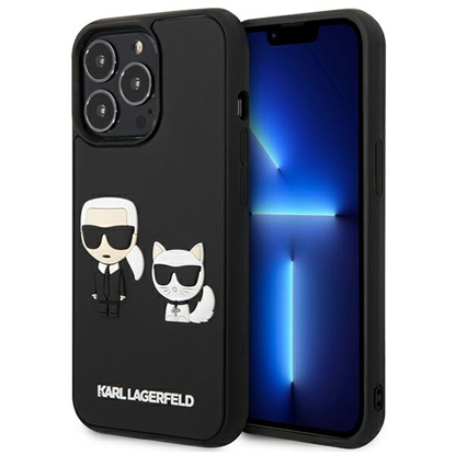 Attēls no Karl Lagerfeld and Choupette 3D Case for iPhone 13
