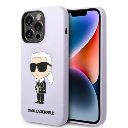 Изображение Karl Lagerfeld KLHCP14LSNIKBCU Back Case for Apple iPhone 14 Pro