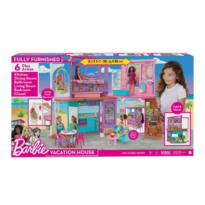 Attēls no Mattel Barbie Wakacyjny domek HCD50