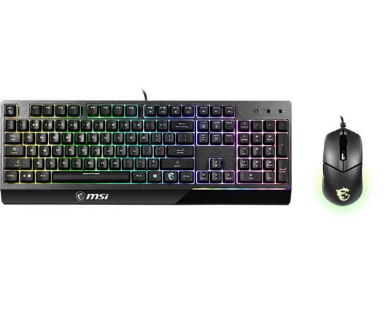 Picture of MSI | Vigor GK30 COMBO | Keyboard and Mouse Set | Wired | RGB LED light | US