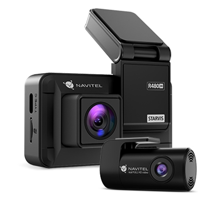Attēls no Navitel | Dashcam with 2K video quality | R480 2K | IPS display 2''; 320х240 | Maps included