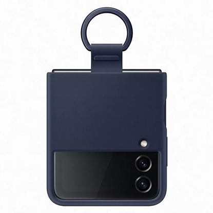 Изображение Samsung Samsung Silicone Cover mit Ring Galaxy Z Flip4, navy