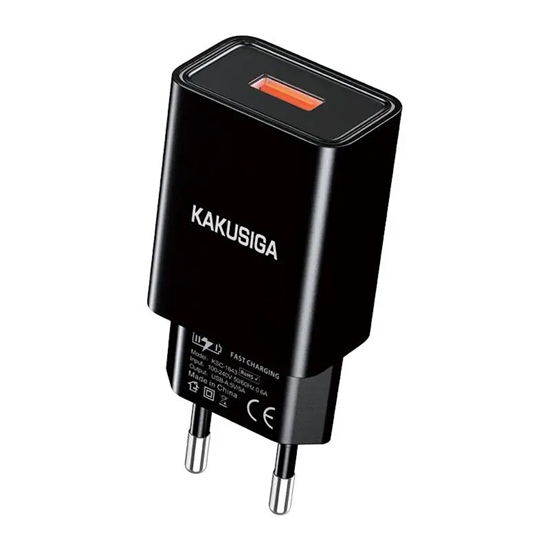 Picture of iKaku KSC-1643 MINGKANG 5A tīkla lādētājs ar x1 USB portu Black