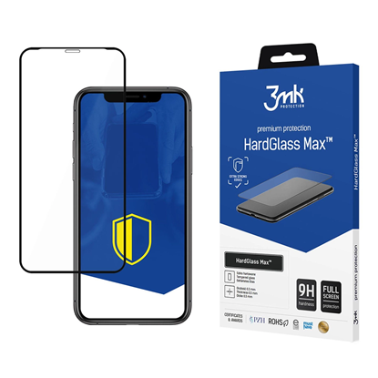 Picture of 9H 3mk HardGlass Maxâ¢ glass for iPhone X
