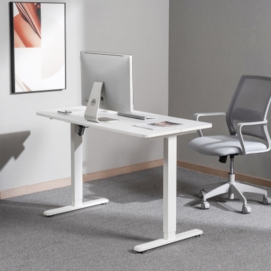 Picture of Adjustable Height Table Up Up Frigg White