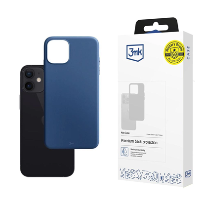 Изображение Apple iPhone 12 Mini - 3mk Matt Case blueberry