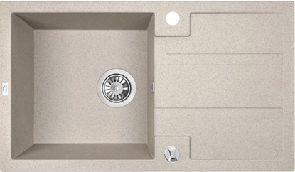 Attēls no Granīta izlietne Barbados, 76x44x18cm,ar sif.,bēša