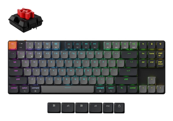 Picture of KEYBOARD WRL K1 RGB/BLACK K1X-B1 KEYCHRON