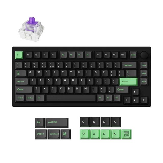 Picture of KEYBOARD WRL P1 HE RGB/BLACK P1H-M1Z KEYCHRON