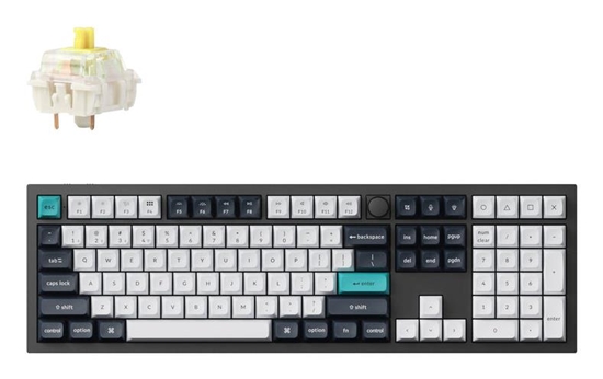 Picture of KEYBOARD WRL Q6 MAX RGB/CARBON BLACK Q6M-M4 KEYCHRON