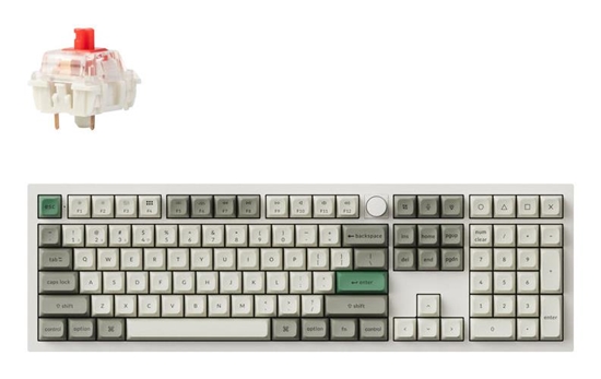 Picture of KEYBOARD WRL Q6 MAX RGB/SHELL WHITE Q6M-P1 KEYCHRON