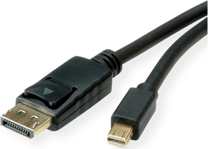 Picture of Roline Mini DisplayPort Cable, v1.4, mDP-DP, M/M, black, 1 m