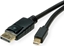 Picture of Roline Mini DisplayPort Cable, v1.4, mDP-DP, M/M, black, 1 m