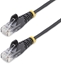 Изображение 25CM BLACK SLIM CAT6 CABLE/SNAGLESS RJ45 UTP PATCH CABLE