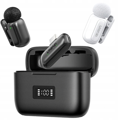 Attēls no Mikrofon Ulanzi A200 2 szt. czarno-biae (A048)