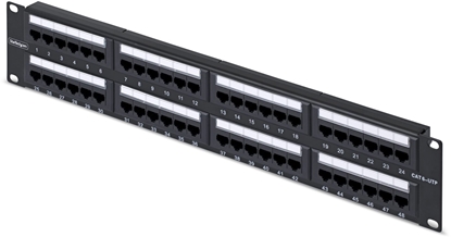 Picture of 48-PORT 2U CAT6 PATCH PANEL/