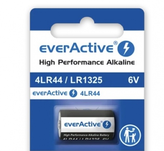 Picture of 4LR44 baterijas everActive Alkaline 544A / L1325F iepakojumā 1 gb.