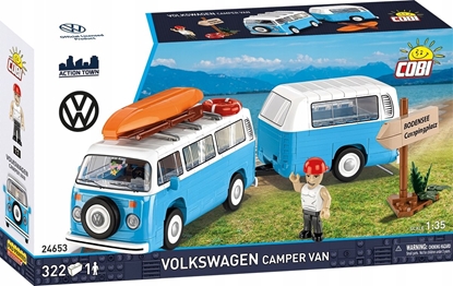 Attēls no ACTION TOWN - Volkswagen Camper Van (COBI-24653)