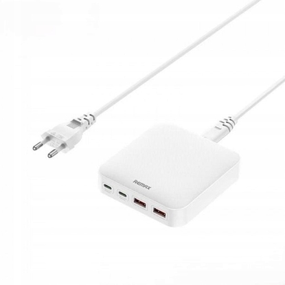 Picture of AD SIEC PODRÓNA REMAX DONGFENG 65W RP-U183 GaN PD QC 2xUSB-C/2xUSB WHITE