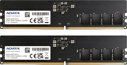 Изображение ADATA DDR5 4800 U-DIMM      32GB Dual Box 2x16GB