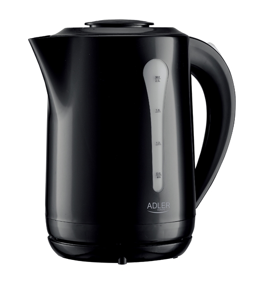 Picture of Adler Kettle | AD 1244 | Electric | 1850 W | 2.5 L | Plastic | 360° rotational base | Black