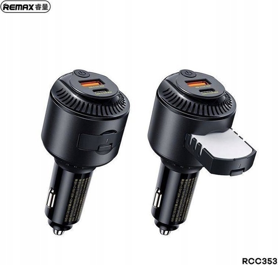 Picture of adowarka Remax AD SAM. YATOY SERIES WITH SCENT 60W PD QC RCC353 1xUSB +1xUSB-C BLACK