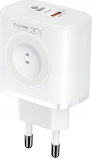 Picture of adowarka T-Phox AD SIEC T-PHOX T-PP20 GAN iWATCH 3IN1 WHITE