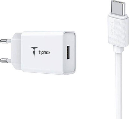 Изображение adowarka T-Phox Mini-EU 1x USB-A 2.4 A (TPW000018)