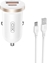 Изображение adowarka XO Xo adowarka Samochodowa Cc56 Pd 30W Qc 1X Usb 1X Usb-C Biaa + Kabel Usb - Usb-C