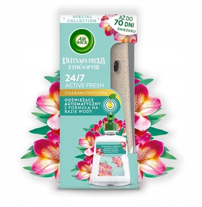 Picture of Air Wick Active Fresh 24/7  automatyczny odwieacz powietrza (urzdzenie + wkad) Kwitnca Frezja i Eukaliptus - 228 ml