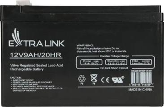 Picture of Akumulator ExtraLink EXTRALINK AKUMULATOR BATTERY ACCUMULATOR AGM 12V 9AH