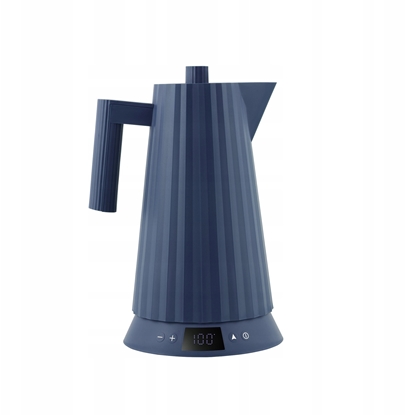 Attēls no Alessi Plisse Water Kettle blue with temperature control