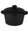 Picture of Alpina Forma do zapiekania Ceramiczne naczynie aroodporne z pokrywk do zapiekania okrge 13x10 cm 210 ml (czarny)