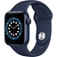 Picture of Apple Watch Series 6 GPS, 40mm Aluminium Case with Deep navy Sport Band Blue